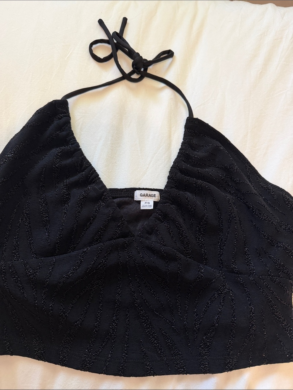 garage halter top